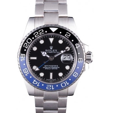 Good Copy Rolex Watches rl431 BLACK II BEZEL BLUE Rolex GMT 2013 621393 MASTER 0723